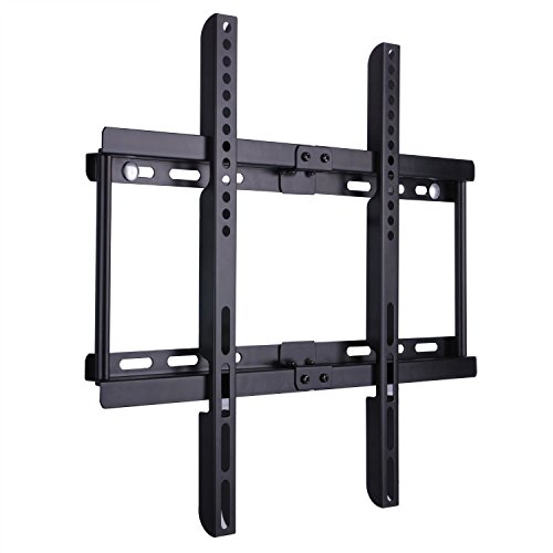 BPS Soporte para TV pared de Televisor 32-55 Pulgadas de Pantalla Plana(LED LCD Plasma 4K 3D) Máx Vesa 400x400, Hasta 50kg, Negro, con Nivel de Burbuja