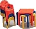 Grandsoleil "Secur Resina Baby Lulu" Stackable Children Armchair, Polypropylene, Multi-Colour, 37 x 28 x 56 cm