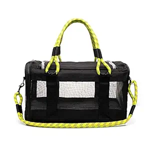 ROVERLUND Airline Approved Dog Carrier. Design Centric. Built to Last. (Small, Black)