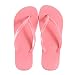 Unisex Casual Flip-flops Beach Slippers Anti-Slip House Slipper Coral Red
