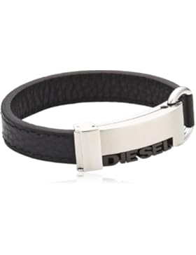 Diesel Herren Armband Edelstahl Leder DX0001040