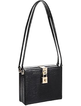 Blue Banana Snakeskin Clutch Tasche