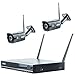 Produktbild Komplettset WLAN-Set / 4-Kanal Netzwerkrekorder mit 2 x Full HD 2MP Überwachungskamera / WLAN LAN / P2P / IP Netzwerkkameras (schwarz)