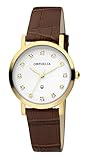 Orphelia Damen-Armbanduhr Moonlight Analog Quarz Leder