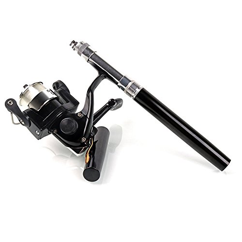 Preisvergleich Produktbild Auntwhale Mini Pen Angelrute Aluminiumlegierung Fishing Kit