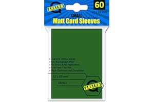 Arkero-G Small Matt Card Sleeves Green (60 Matte, Grüne Kartenhüllen) - Yu-Gi-Oh! Größe