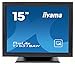 Produktbild iiyama ProLite T1531SAW-B3 38cm (15") SAW Touch XGA Monitor Single Touch VGA, DVI, IP54, Schwarz