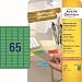 Produktbild Avery Zweckform Etiketten Inkjet/Laser/Kopier 38,1x21,2mm VE=1300 Stück grün