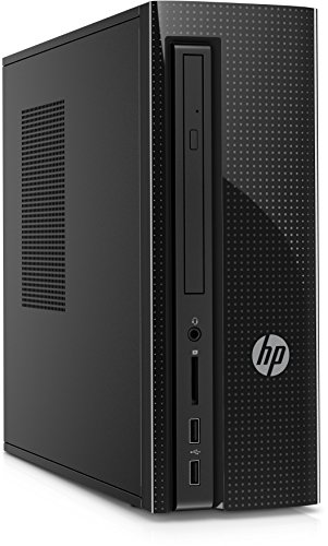 HP Slimline (260-a151ng) Desktop PC (AMD Quad-Core A8-7410 APU, 8 GB RAM, 2 TB HDD, AMD Radeon R5, Windows 10 Home 64) schwarz - 2