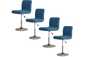 SDNAM Fundas Elásticas para Taburete De Bar Pack 2/4/6 Funda para Silla con Respaldo, Fundas para Sillas De Comedor EláStica para Taburetes Altos para Bar, Casa, CafeteríA o Fiesta,Fundas Sillas (Color : #