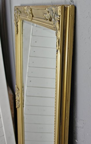 elbmöbel 162 x 72cm Wandspiegel groß in gold antik mit Holz-Rahmen barock - 4