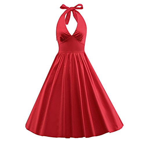 Ilover Womens 1950s Vintage Marilyn Monroe Rockabilly Large Swing Dress |  Desertcart Guyana