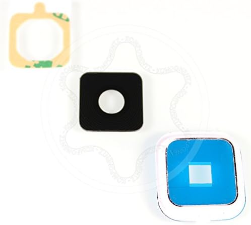 Komponentz - New Real Glass (Not Plastic) Replacement White Camera Lens &amp; Frame Cover for Samsung Galaxy Note 4 N910 N910F