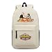 Produktbild Sccarlettly My Hero Wissenschaft Anime Cosplay Schultasche Daypack Schultertasche Schultasche Rucksack Medium Blau (Color : Beige 6, Size : One Size)
