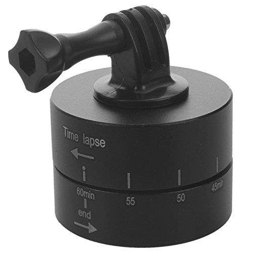 TOOGOO(R)360 Grados Girar Adaptador de Montaje del Casco para Tripode Estabilizador de Gopro Automatico Paneo Fotografia Time-lapse