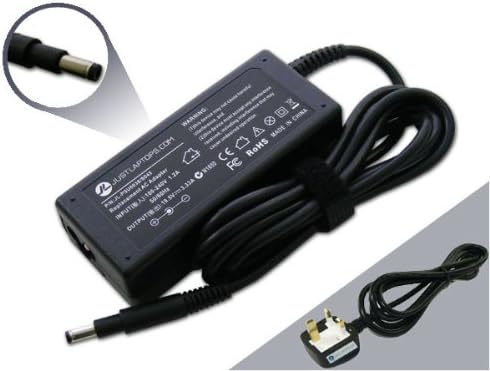 Just Laptops HP Pavilion Sleekbook D5A41EA#ABU (19.5V 3.33A 65W Max) Compatible Power Supply Charger Adapter with Power Cord and 1-Yr Warranty