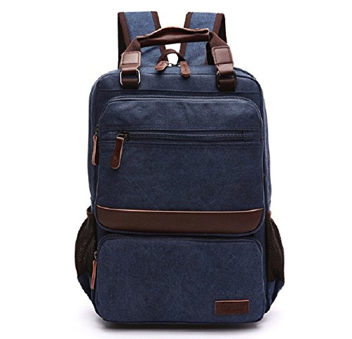 Goatter Genuine Leather and Canvas Material Laptop Backpack RS.2510 (70.00% Off) - Amazon