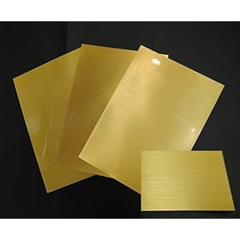 Inkjet Printable Glossy Metallic Gold Mirror Film 100 Micron 10 A4 ...