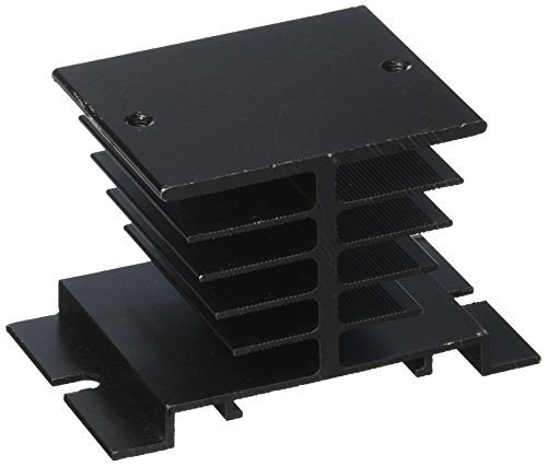 Preisvergleich Produktbild Schwarz Solid State Relais SSR Aluminium Wärmeableitung Spüle