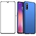Produktbild BLUGUL Kompatibel mit Xiaomi Mi 9 Hülle + Panzerglas, Ultradünn, Voll Schützend, Seidengefühl, Schutzfolie und Harter Schutzhülle für Xiaomi 9, Blau