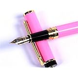 Dryden Luxury Fountain Pen [LUSCIOUS PINK] | Modern Classic Limited Edition | Executive Fountain Pens Set | Vintage Pens Collection | Business Gift Pen | Calligraphy | Ink Refill Converter