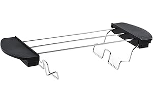 Cabilock Partie Grille- Grille- Réchauffement Rack en Acier Inoxydable Porte- Sandwich Rack Titulaire Gril Réchauffement Rack Grille- Accessoires- Taille L Accessoire Grille-