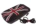Produktbild KISS GOLD Universal Handtasche Handytasche Schultertasche mit Karabiner UK Flagge Kaffee,16.5x10x3.6 cm (B x H x T)