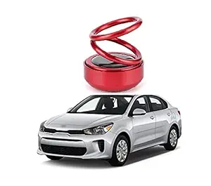 PRIKNIK Solar Energy Rotating Car Perfume with Long Lasting Organic Fragrance, Feel-Good Premium Car Air freshener Compatible with Kia Rio