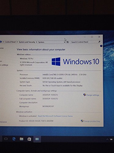 HP Elitebook 840 G3 I5-6300U  256GB SSD  8GB RAM  Windows 10 Pro with 45 months HWM Onsite Carepack