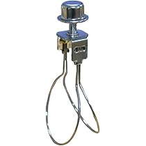 Lamp Shade Clip Adapter With Finial - Brass Bulb Mount For Spider Fitter Lampshades