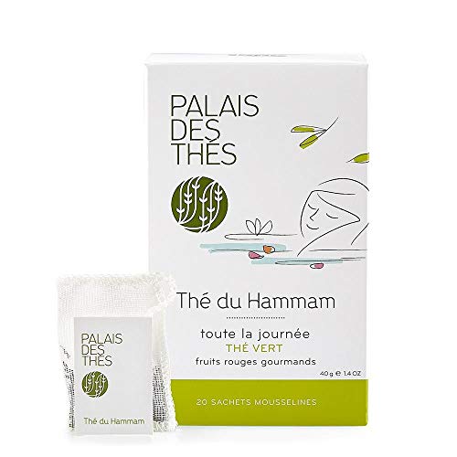 Palais des Thés - Té verde THÉ DU HAMMAM - 20 bolsitas de muselina