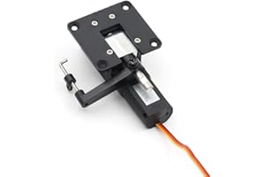 SPARKHOBBY 5KG 55g Carrello di Atterraggio Retrattile Elettrico con Blocco di Metallo Sterzo per RC 3-5kg FPV Ala Fissa Drone Aereo (1PCS con Lo sterzo)