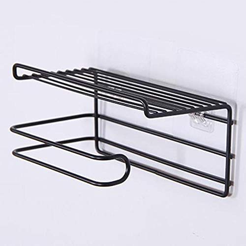 Preisvergleich Produktbild Shelfhx Punch-Free Schmiedeeisen Rollenhalter Distributor Haushalt Wandbehang Serviette Lagerung Shlef Badezimmer Toilettenpapier Box / Tissue Rack