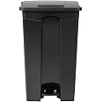 Jantex Kitchen Pedal Bin 87 Litre, Black, Polypropylene Plastic Bin, Size: 820(H) x 495(W) x 400(D)mm, Hands Free Hygienic Operation, Tight-Fitting Lid Contains Odours, CW724