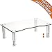 Produktbild Klare Computer Monitor Stand Riser mit höhenverstellbar Media Desktop Stand für Flachbildschirm LCD LED TV, Laptop / Notebook / Xbox One