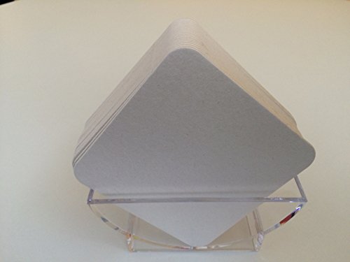 10 Ständer für Bierdeckel in Gastroqualität, transparent für runde und eckige Bierdeckel (Setbestellung 10 Stück) - 3