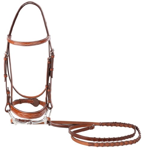 Huntley-Equestrian-Fancy-Stitched-Sedgwick-Leather-English-Bridle-and-Reins
