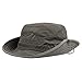 Produktbild Junjie Winddichte Angelhüte mit breiter Krempe Sonnenschutzhut Outdoor kostüm Festival Stoff Trekking Mesh-Fischkappe Schwarz, Grün, Khaki, Grau, Kaffee