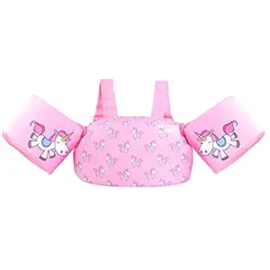 Gogokids Kids Pool Floats Swim Vest Life Jacket for 2-6, Toddler Arm Floaties Swim Aid with Water Wings and Shoulder Strap, for 30-50 lbs Boys and Girls, Children Puddle/Beach, As A Jumper