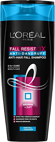 LOreal Paris Fall Resist 3X anti-Dandruff Anti-Hair Fall Shampoo, 175ml RS.128 (22.00% Off) - Amazon