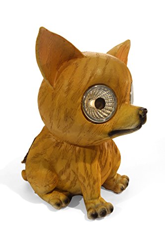 LED Solar Hund, Solarleuchte, Gartenleuchte, Chihuahua - 4