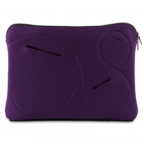 Neopren Laptop Notebook Hülle Laptop Tasche Sleeve Farbauswahl Case 15,4″/17″ Zoll Lila - 3