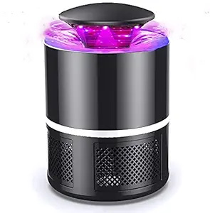 COROID International Eco Friendly Electronic LED Mosquito Killer Machine Trap Lamp, Theory Screen Protector Mosquito Killer lamp for Home, USB Powered Electronic (Multi-Color) (Black*)