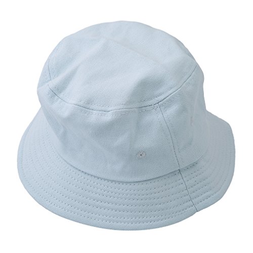 Yesiidor Unisex Fischerhut Retro Freizeit Eimer Hüte Sonnenhut Smiley Hut Sommer Strand Hut (Blau) - 2