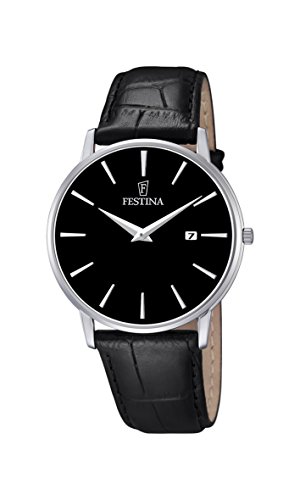 Festina Herren-Armbanduhr Analog Quarz Leder F6831/4 Festina Herren-Armbanduhr Analog Quarz Leder F6831/4
