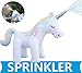Produktbild Langxun Ginormous aufblasbares Einhorn-Hof-Sprinkler-Spielzeug für Kinder, perfekt für Einhorn-Partybedarf und Sommersprays im Freien Wasserspielzeug für Kleinkinder