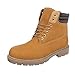 Produktbild Winter-/Schneestiefel Herren-Schuhe Klassischer Stiefel Blockabsatz Schnürer Schnürsenkel Ital-Design Stiefel Camel, Gr 40, H930-
