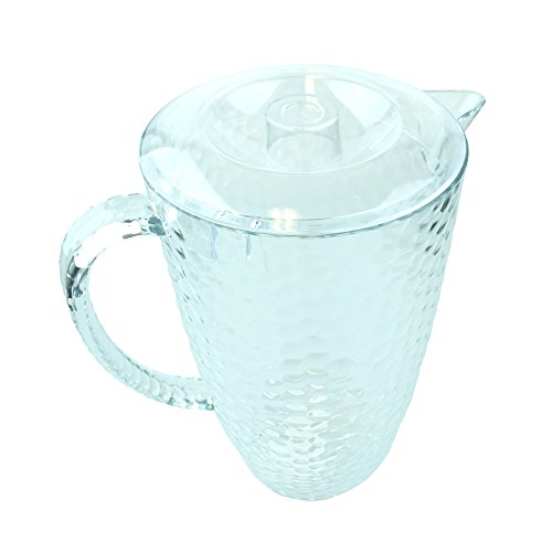 Bid Buy Direct® Premium Qualität Kunststoff Geschirr/serve-ware | nahezu unzerbrechlich | wiederverwendbar Qualität Reihe – Wein Kelche, Becher und Drink Krüge | Bruchsichere | transparent, elegant, sicher – BPA-frei. 2L Clear Jug - 3