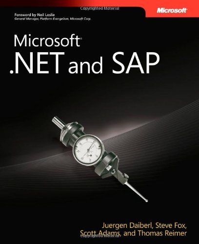 MicrosoftÂ® .NET and SAP (PRO-Developer) by Juergen Daiberl (28-Feb-2009) Paperback