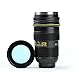 Produktbild Wrcibor Kamera-Kaffeetasse Camera Lens Mug Reisebecher Geschenk für Fotografen, 1: 1 Kamera 24-70 mm F2.8G Kameraobjektiv Becher Kaffee Tasse, 15oz - Transparenter Deckel